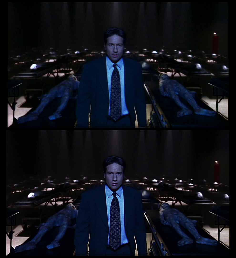 X-Files Blu-ray DVD Comparison 501 5X02 Redux Screencap X-Files Blu-ray DVD Comparison 501 5X02 Redux Screencap