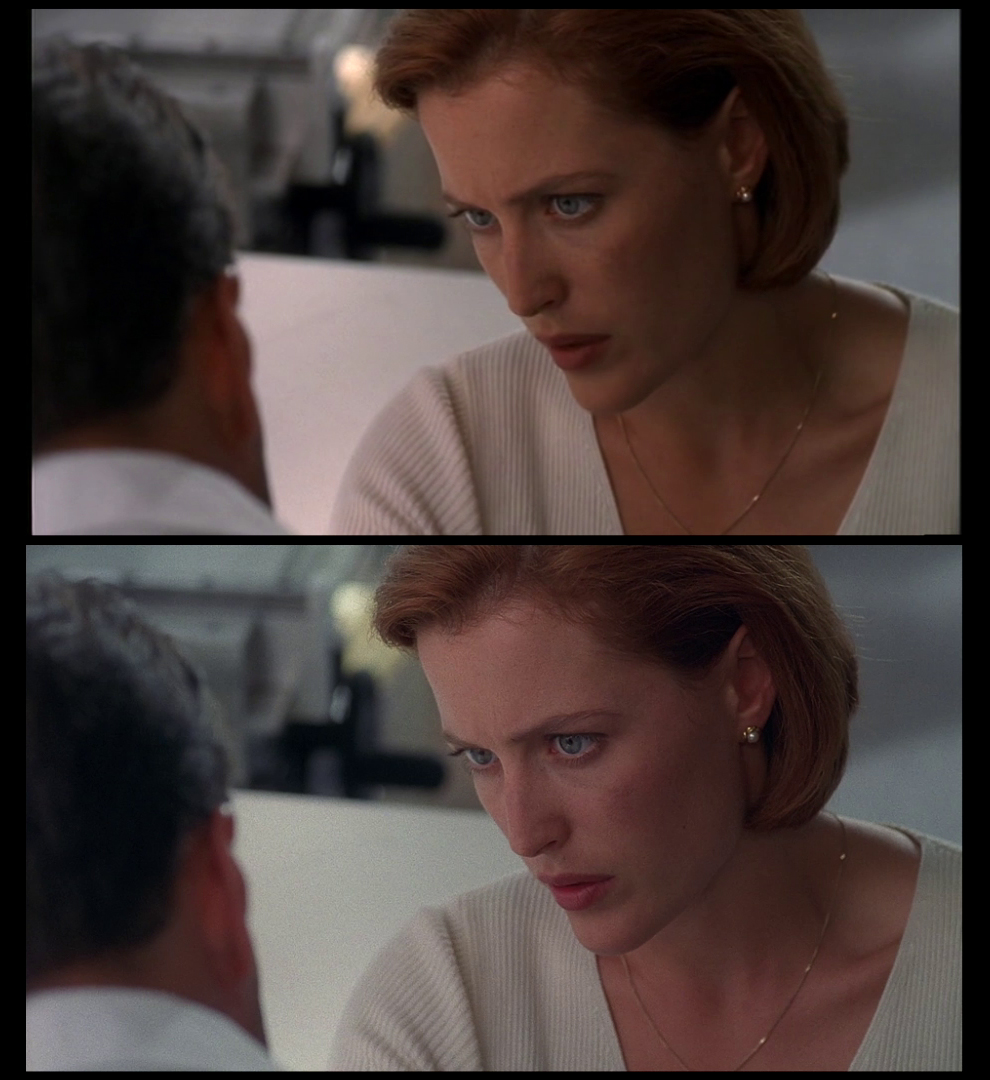 X-Files Blu-ray DVD Comparison 501 5X02 Redux Screencap X-Files Blu-ray DVD Comparison 501 5X02 Redux Screencap