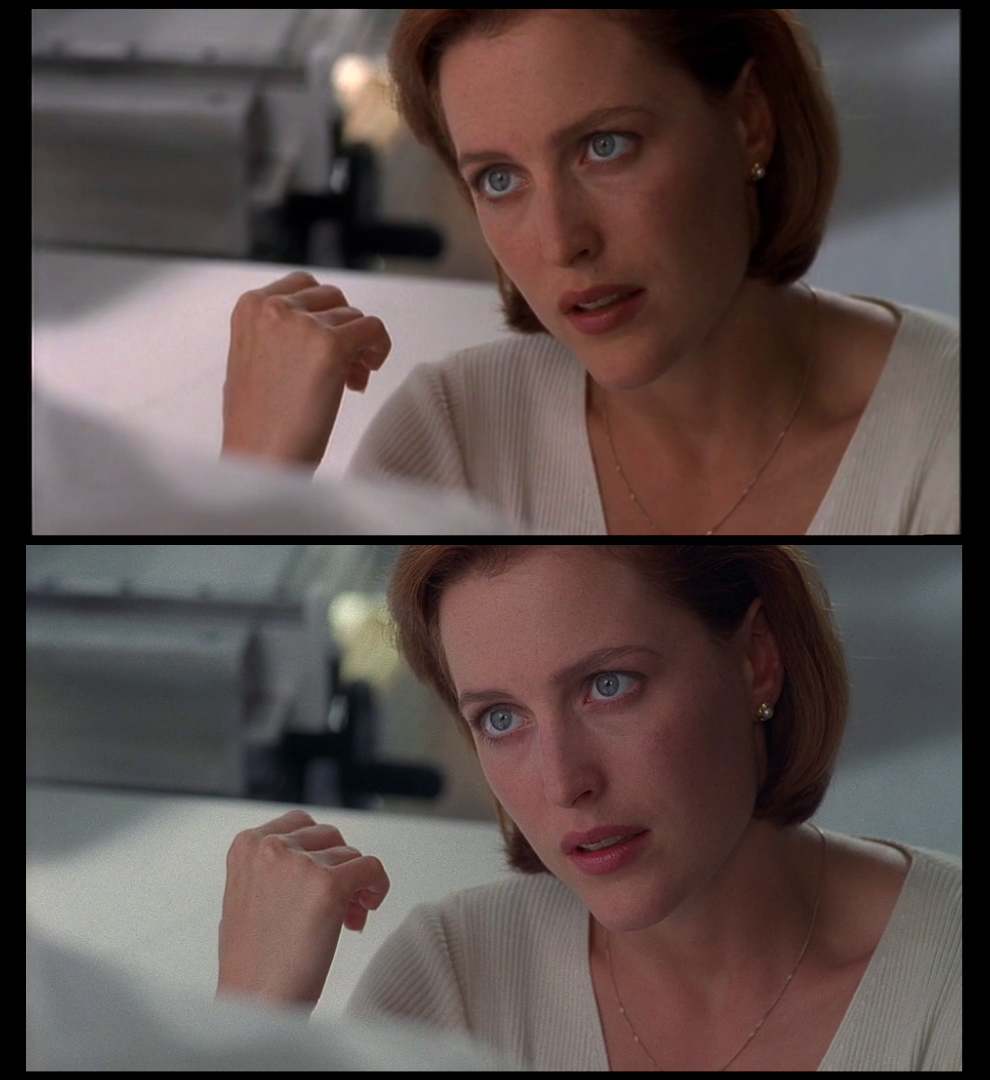 X-Files Blu-ray DVD Comparison 501 5X02 Redux Screencap X-Files Blu-ray DVD Comparison 501 5X02 Redux Screencap