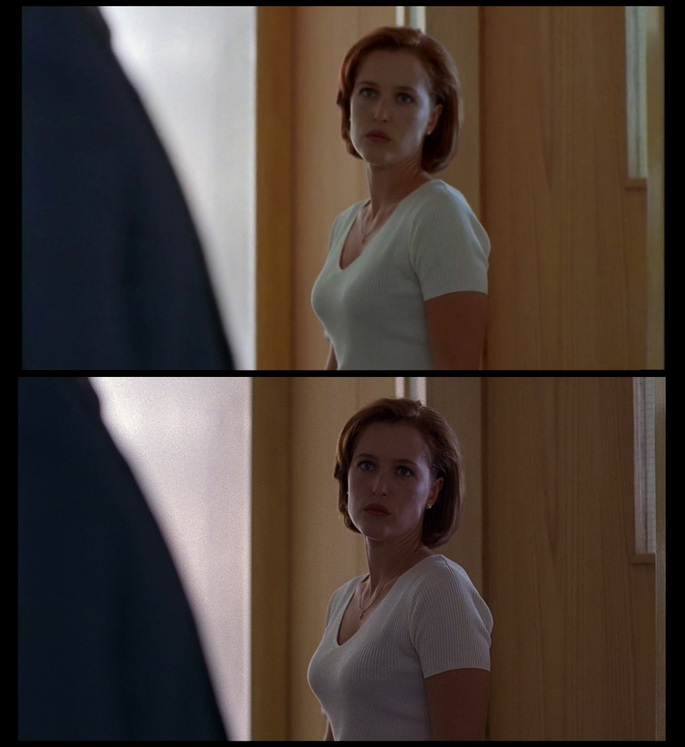 X-Files Blu-ray DVD Comparison 501 5X02 Redux Screencap X-Files Blu-ray DVD Comparison 501 5X02 Redux Screencap