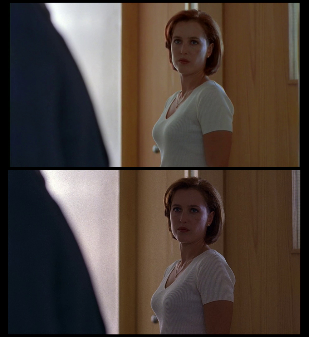 X-Files Blu-ray DVD Comparison 501 5X02 Redux Screencap X-Files Blu-ray DVD Comparison 501 5X02 Redux Screencap