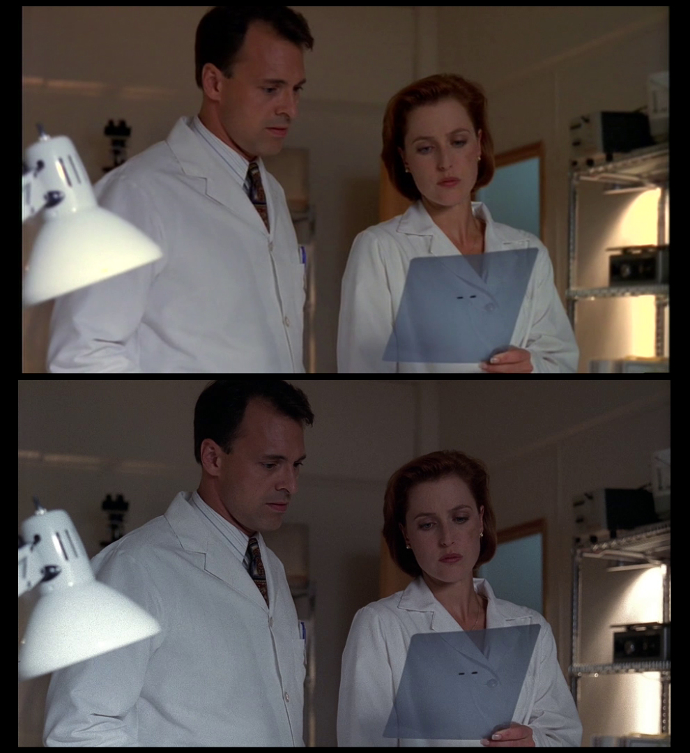 X-Files Blu-ray DVD Comparison 501 5X02 Redux Screencap X-Files Blu-ray DVD Comparison 501 5X02 Redux Screencap
