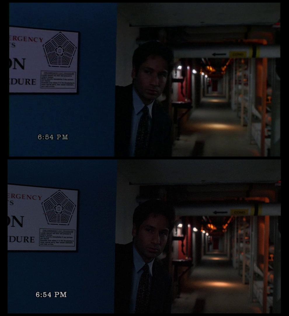 X-Files Blu-ray DVD Comparison 501 5X02 Redux Screencap X-Files Blu-ray DVD Comparison 501 5X02 Redux Screencap